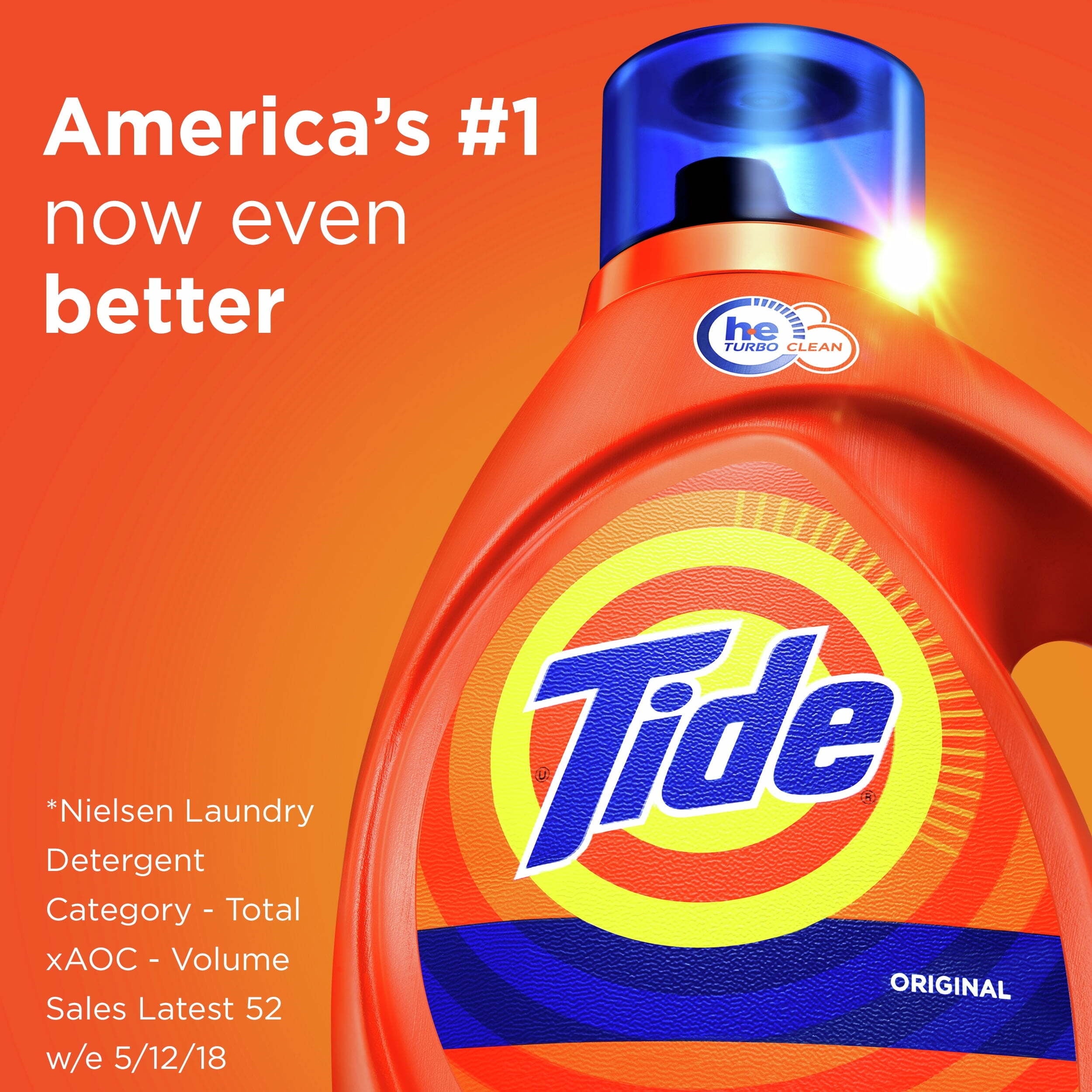 Tide Liquid Laundry Detergent, Original, 64 Loads 92 fl oz