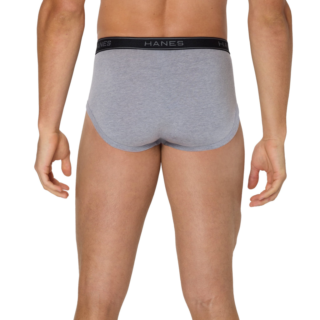Hanes Men's Underwear Briefs Pack, 6-Pack, Cotton Stretch Underwear for Men, Assorted