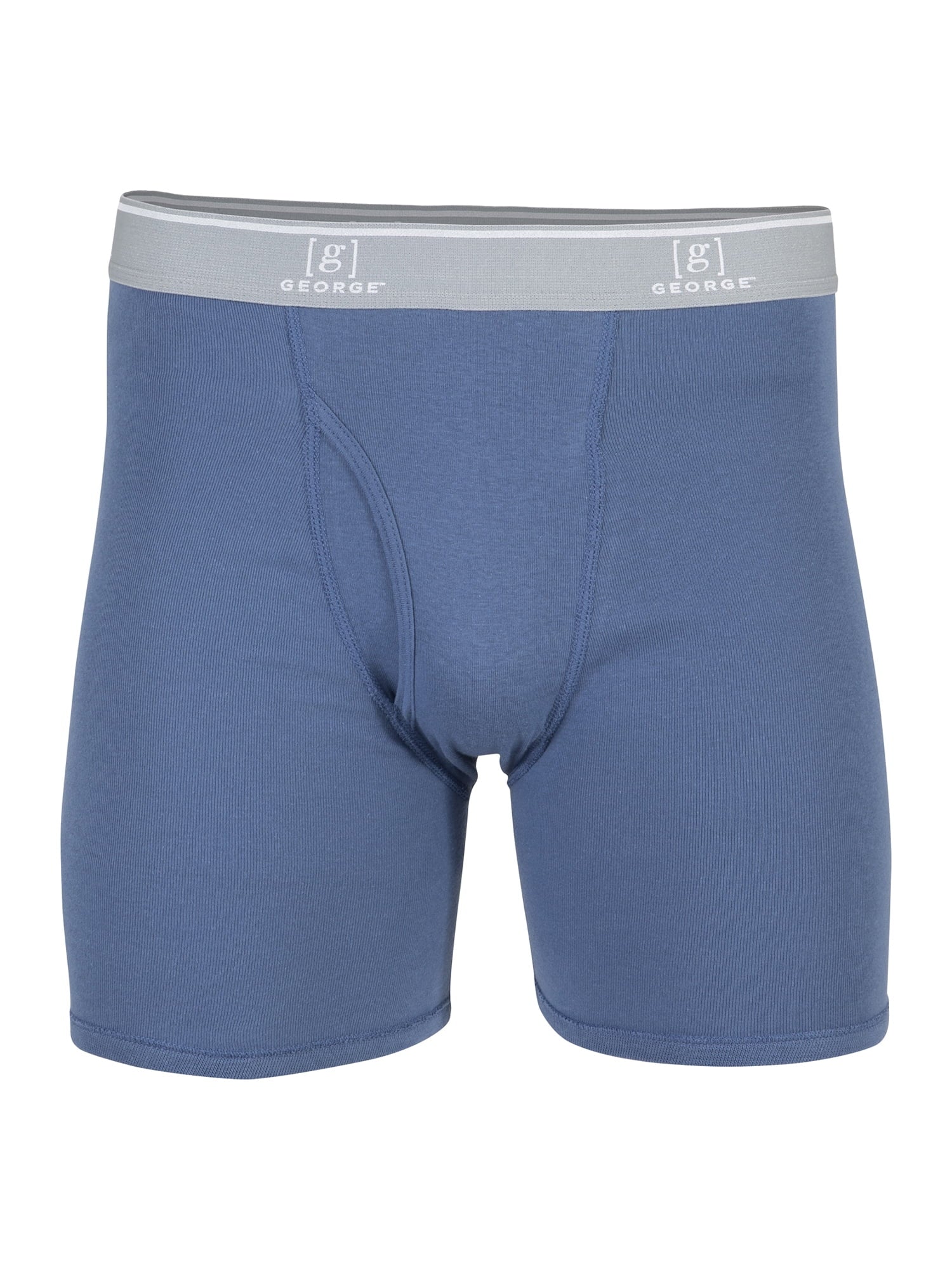 George Men's Regular Leg Boxer Briefs, 6-Pack