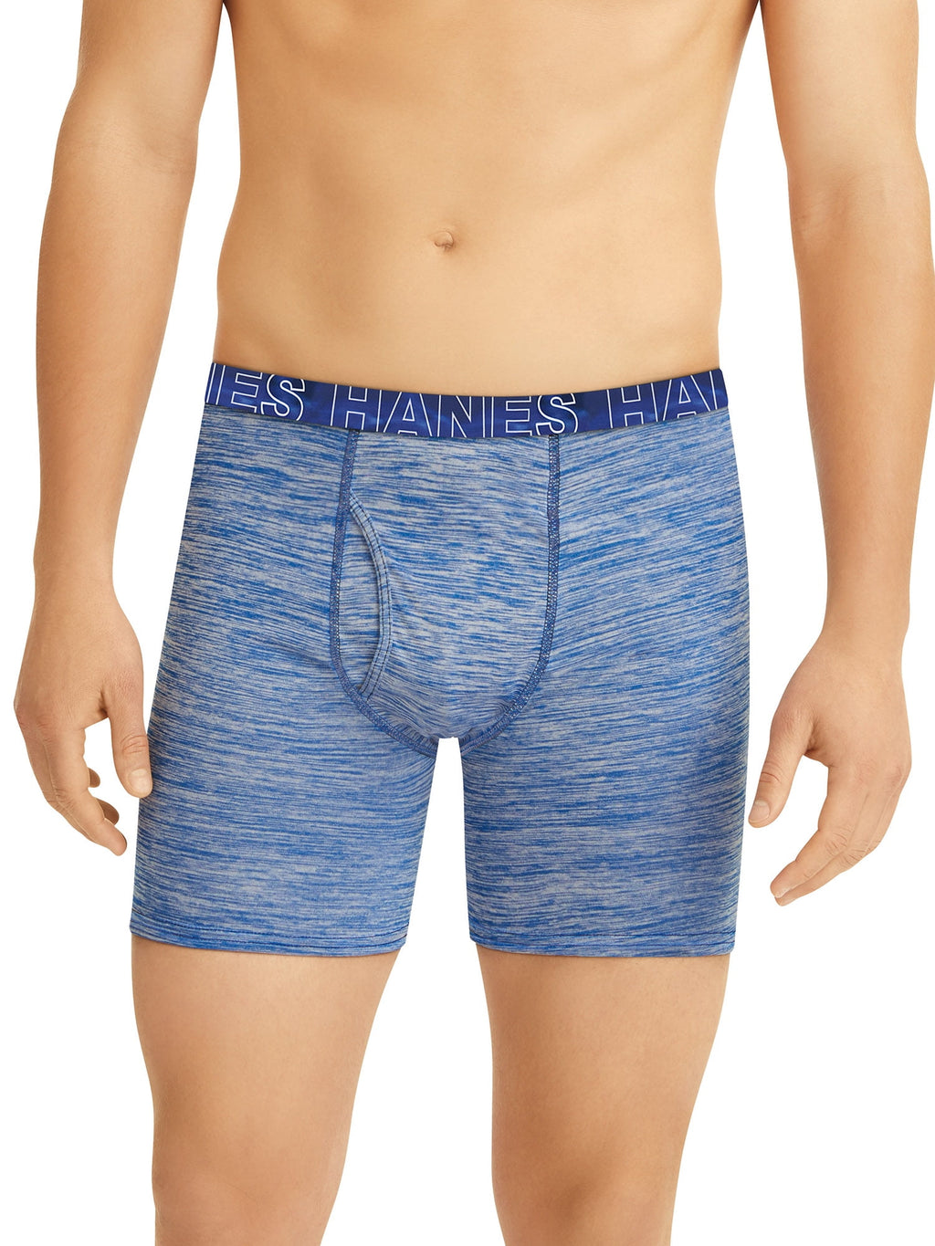 Hanes X-Temp Total Support Pouch Men's Long Leg Boxer Briefs, Anti-Chafing Underwear, 3-Pack