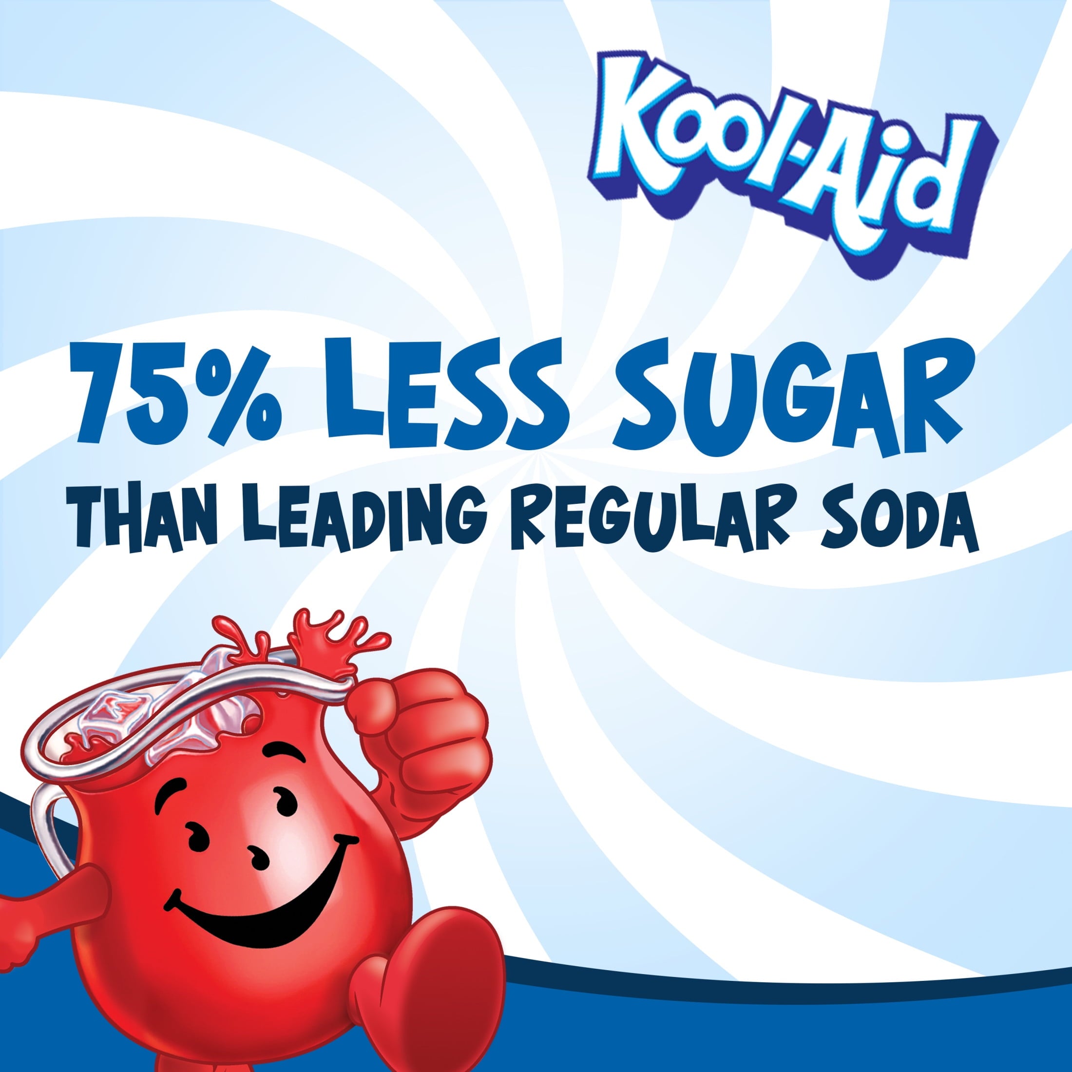 Kool-Aid Bursts Soft Drink, 6 Bottles, for School Lunches and On-the-Go Hydration, artificial flavor Berry Blue, Caffeine Free, 6.75 oz