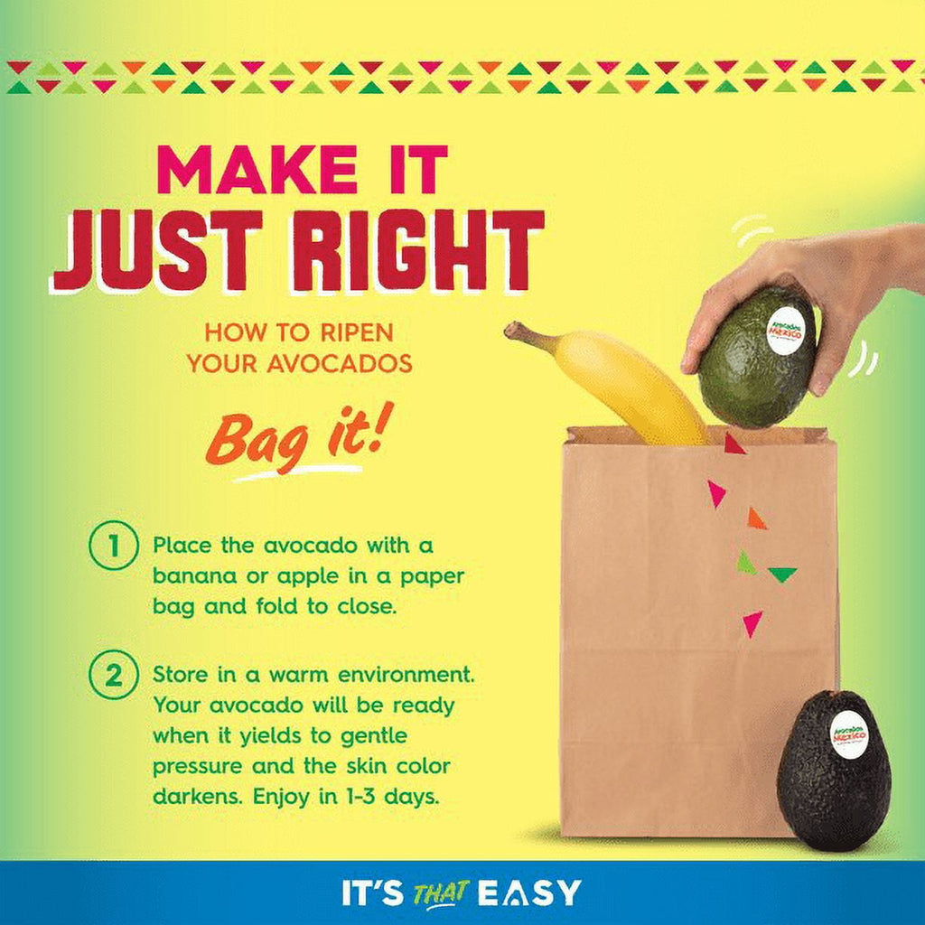 Fresh Hass Organic Bagged Avocados, 3-4 Count