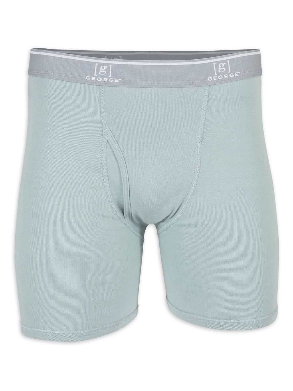 George Men's Regular Leg Boxer Briefs, 6-Pack