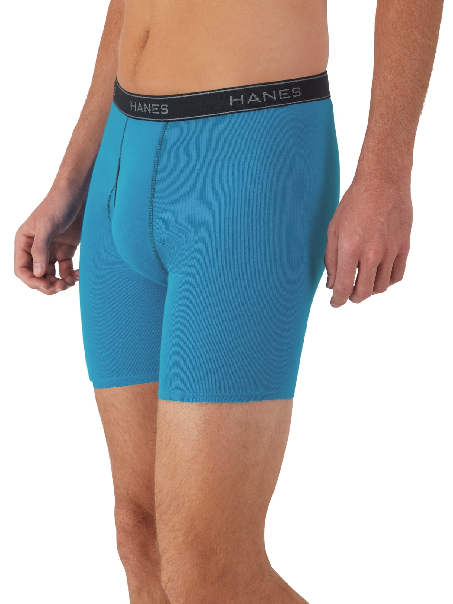 Underwear Boxer Briefs Pack, Cool & Breathable Cotton Underwear for Men, No-Ride-Up, Moisture Wicking, 6 Pack