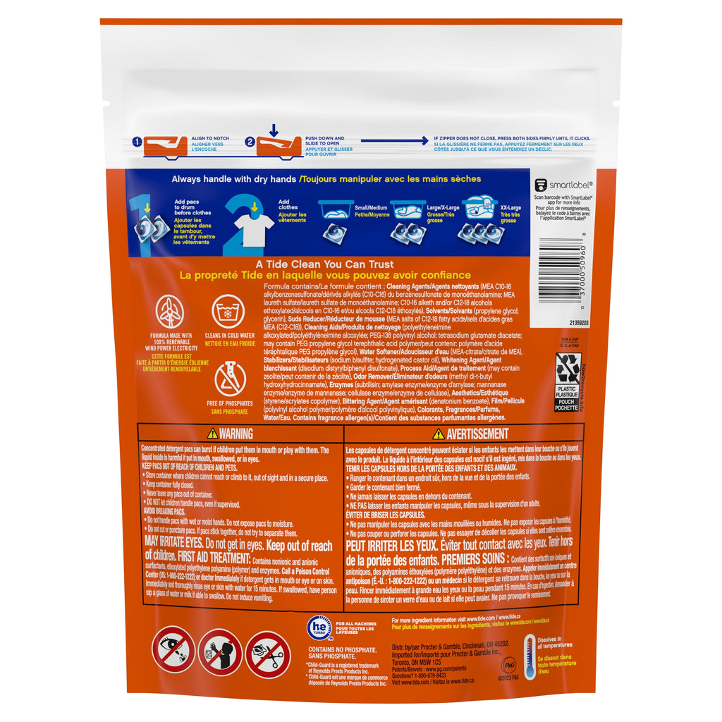 Tide PODS Laundry Detergent Soap Pacs, Spring Meadow Scent, 31 Count