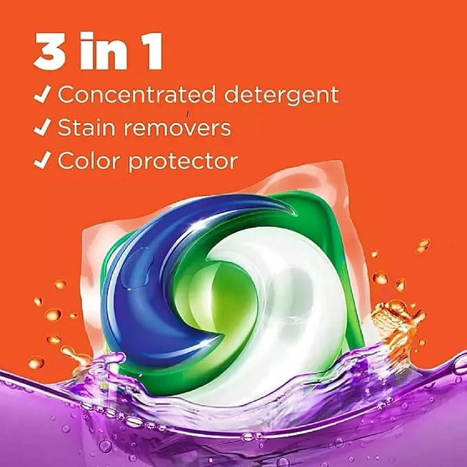 TIDE PODS Laundry Detergent Soap Pacs, Spring Meadow Scent, Powerful 3-in-1 Clean, HE Compatible, 39 Count (1 Bag)