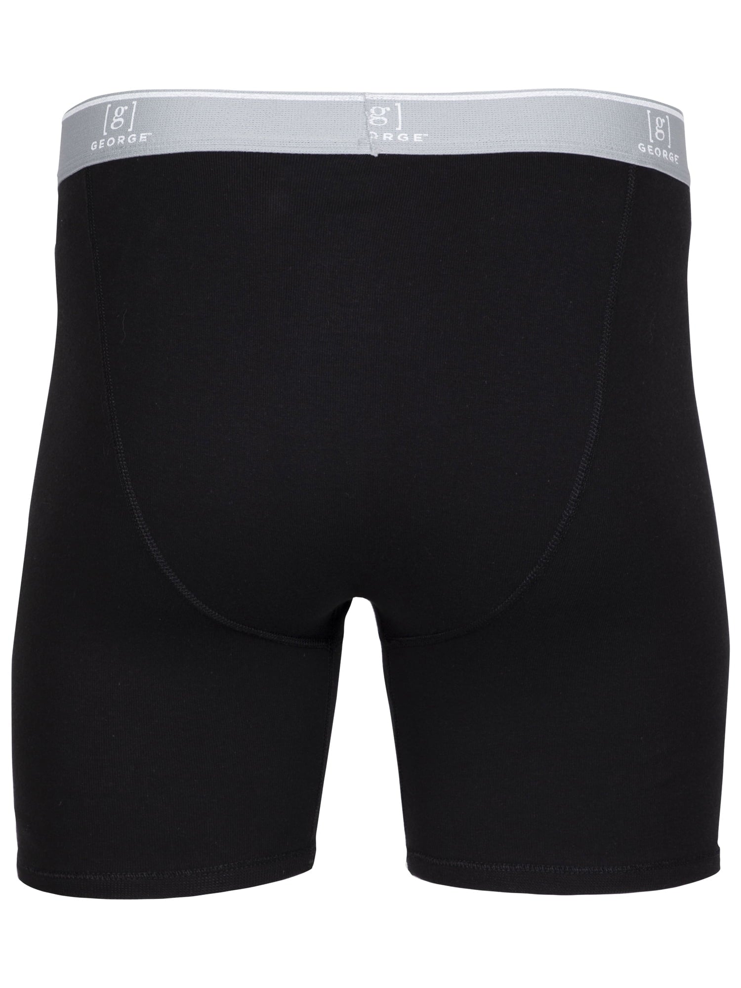 George Men's Regular Leg Boxer Briefs, 6-Pack