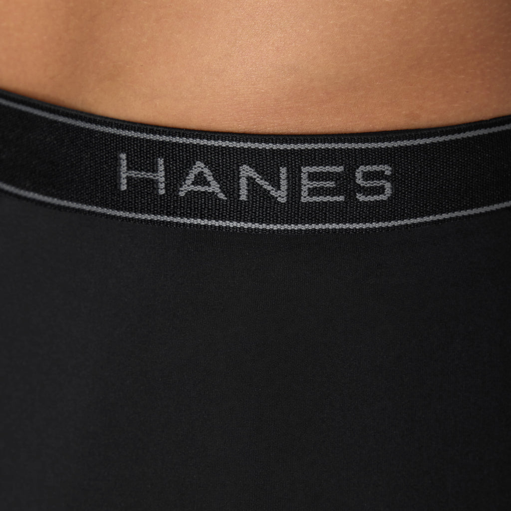 Hanes Mens Underwear Briefs, 3-Pack, Performance Stretch Boxer Brief Underwear, Moisture Wicking