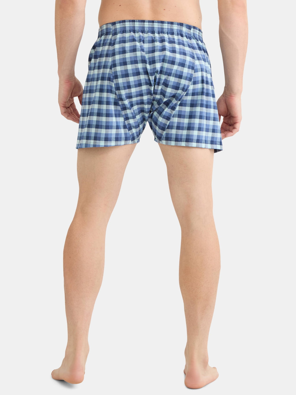 George Men's Moisture-Wicking Stretch Woven Boxers, 6-Pack, Sizes S-2XL
