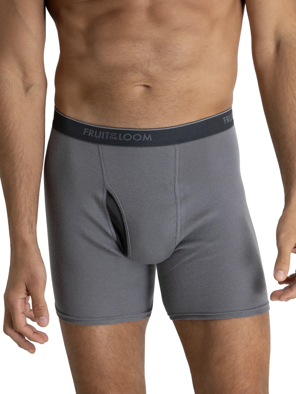 Fruit of the Loom Men's CoolZone Boxer Briefs, Moisture‑Wicking, Mesh Fly, No Ride Up, Multipacks, Sizes S-3XL