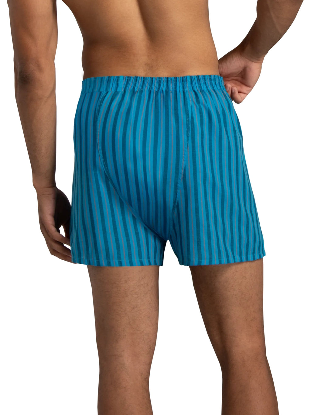Fruit of the Loom Men's Boxers - Relaxed Fit, Soft Woven Cotton Blend Underwear, 5-Pack