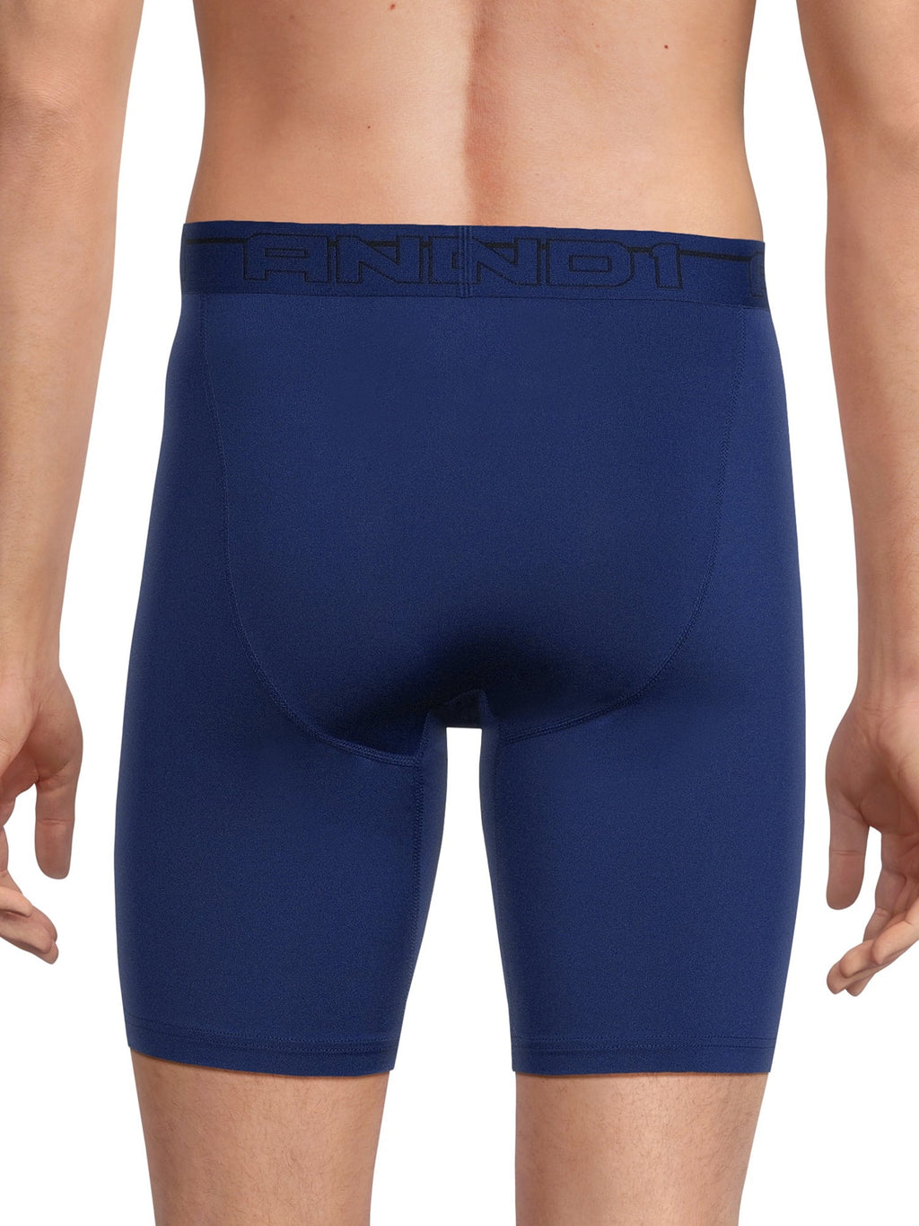 AND1 Men's Underwear Pro Platinum Boxer Briefs, 6 Pack, 9"
