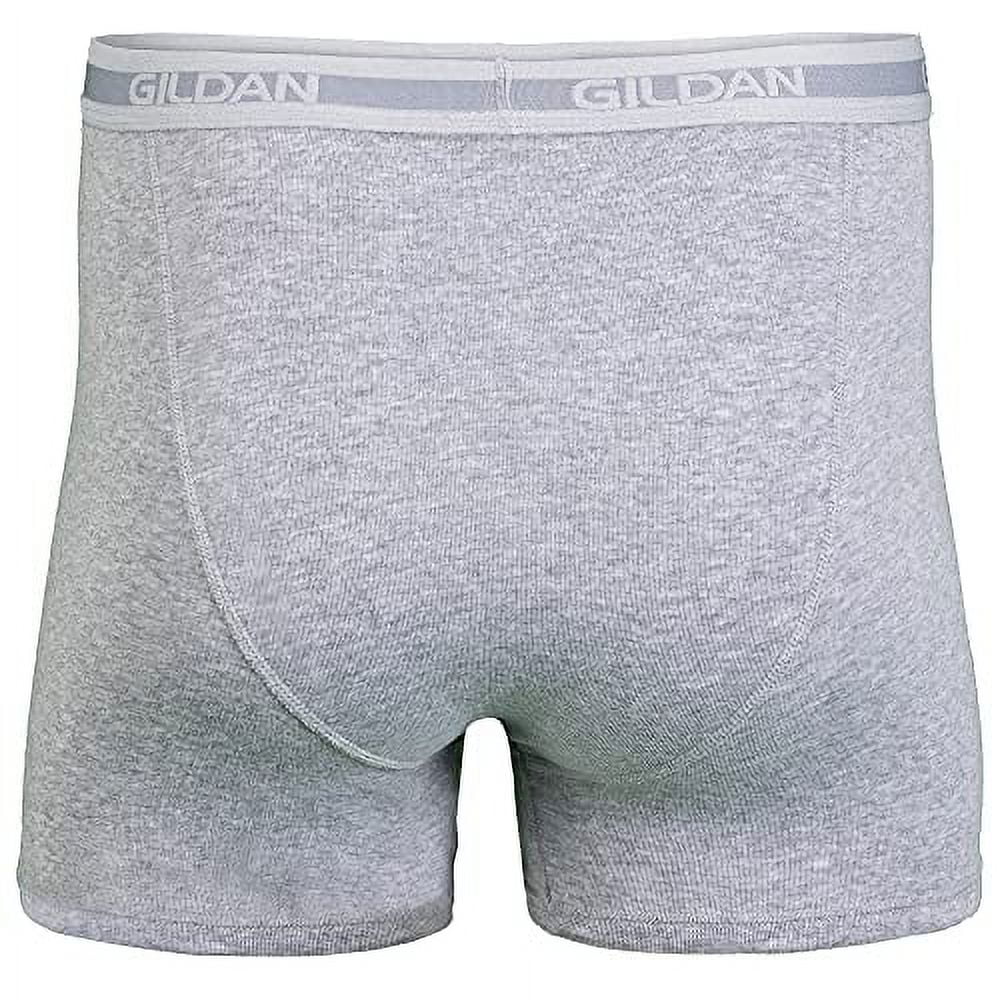 Gildan Adult Men's Short Leg Boxer Briefs, 5-Pack, Sizes S-2XL, 3" Inseam