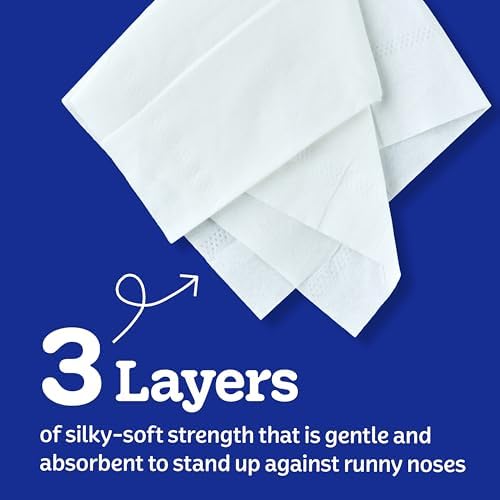 Kleenex Ultra Soft Facial Tissues, 8 Cube Boxes, 80 Tissues per Box, 3-Ply, Packaging May Vary