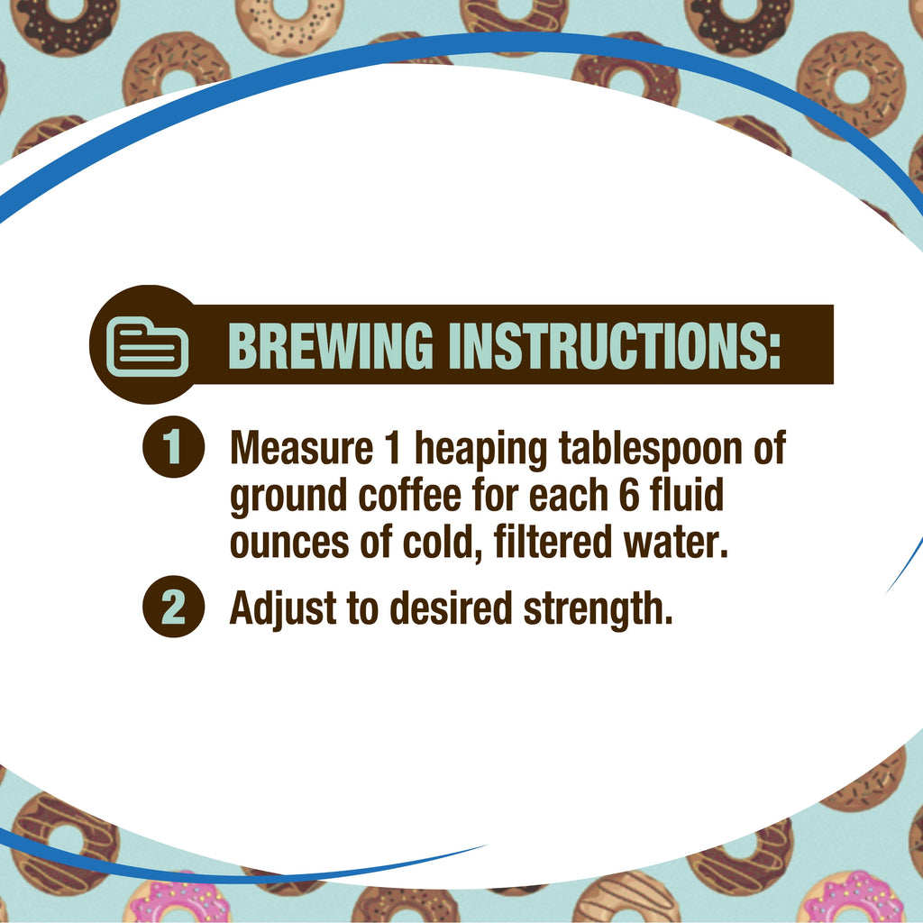 Great Value Donut Shop, 100% Arabica, Medium Roast, Ground Coffee, 12 oz