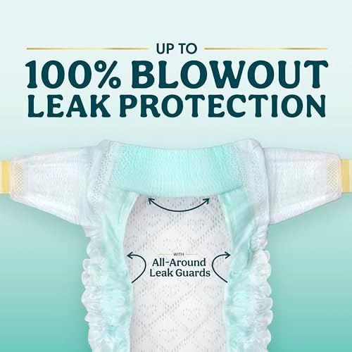 Pampers Swaddlers Diapers, Size 5 (20-37 lbs), 132 Count, Fragrance Free, Hypoallergenic, Absorbent, Pediatrician Recommended, Skin Safe