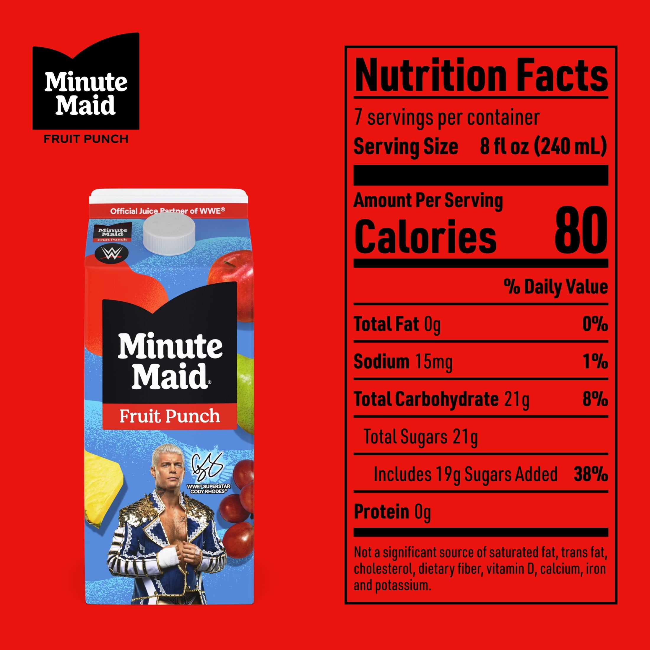 Minute Maid Fruit Punch Juice Drink Carton, 59 fl oz