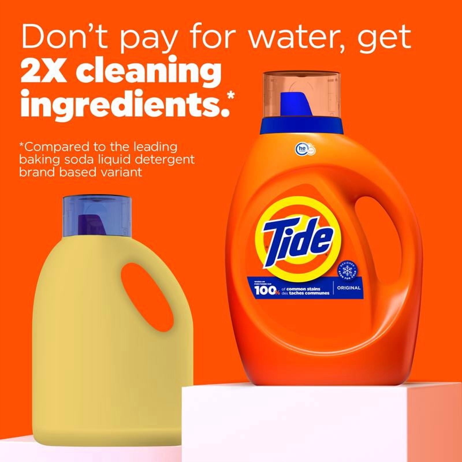Tide HE Liquid Laundry Detergent - High Efficiency, Original Scent - 46 Oz, 32 Loads — Residential Use, Standard Application