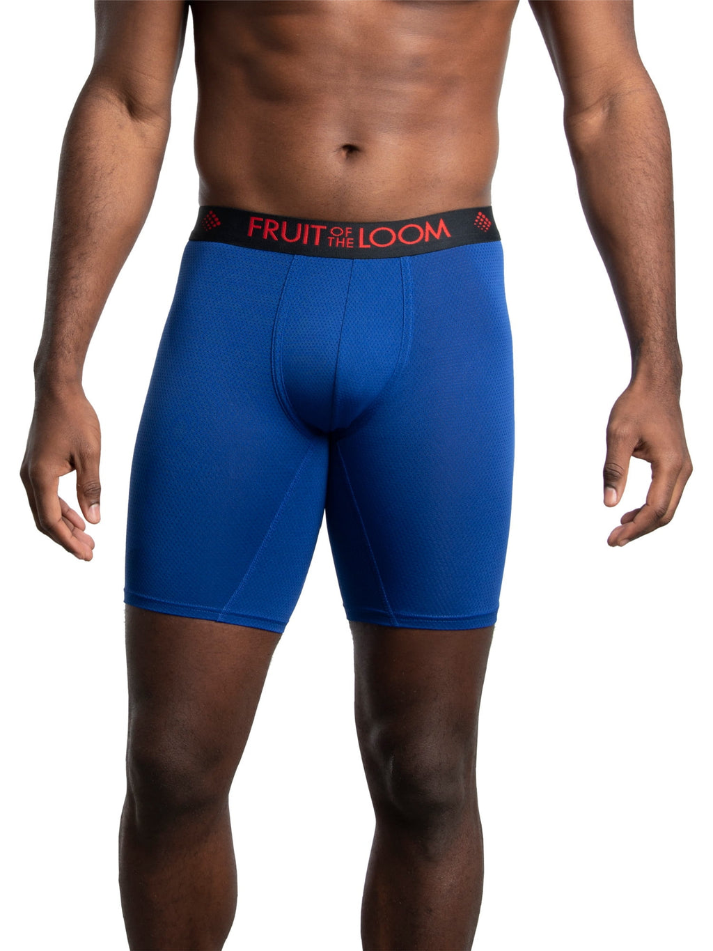 Fruit of the Loom Men's Breathable Cotton Micro-Mesh Boxer Briefs, 3-Pack