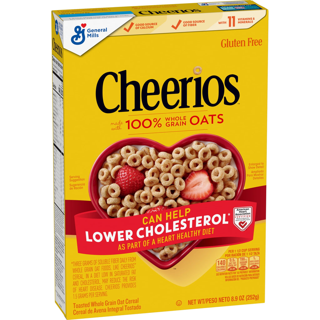 Cheerios, Heart Healthy Gluten Free Breakfast Cereal, 8.9 oz