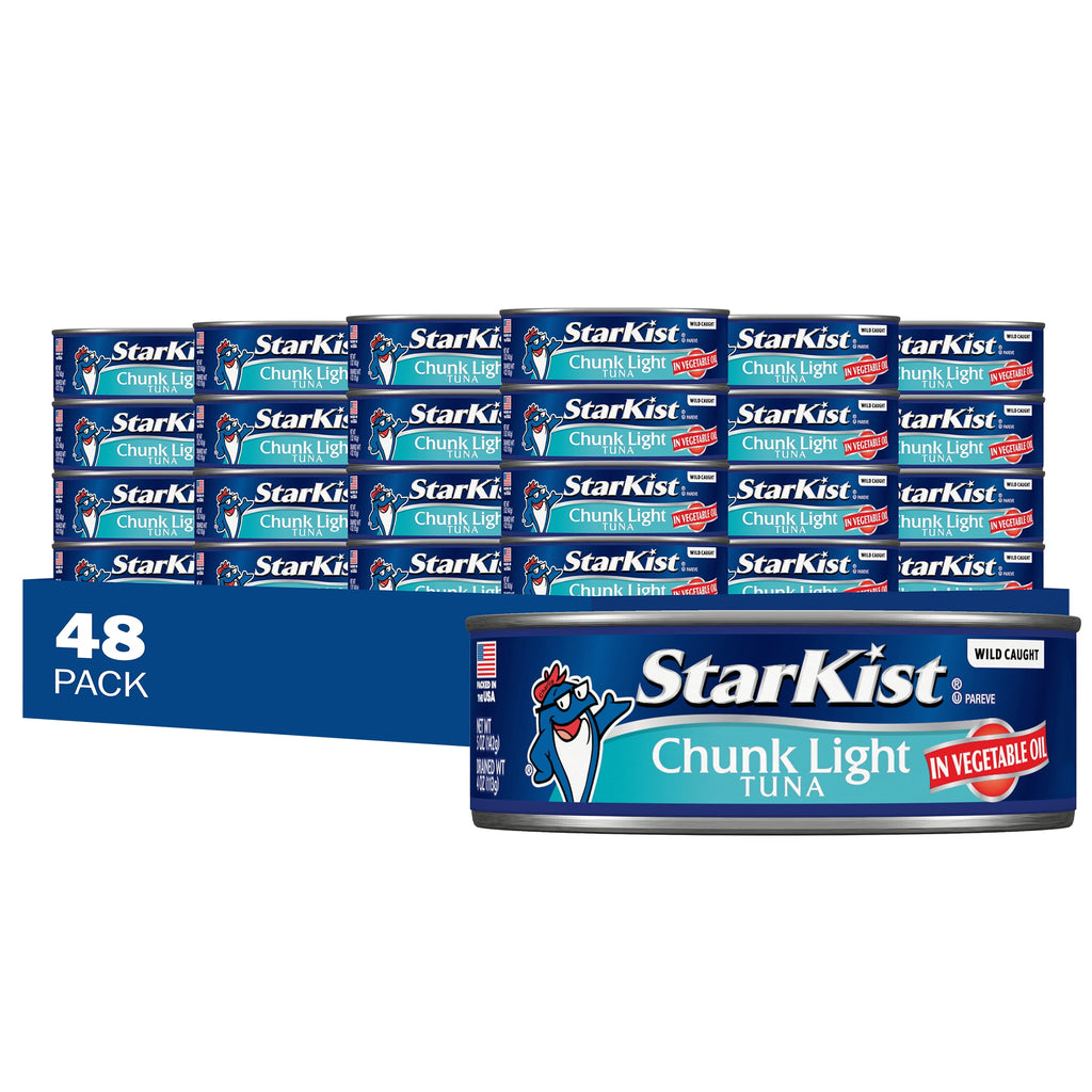 StarKist Chunk Light Tuna in Oil, Wild Caught, 20g Protein, 5 oz Can