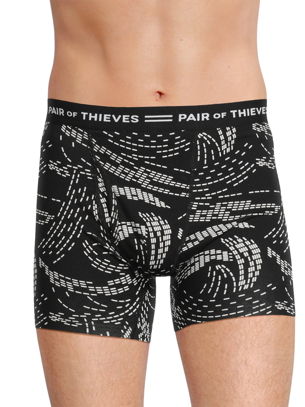 Pair of Thieves Men's 4-Way Cotton Stretch Boxer Briefs, 3-Pack