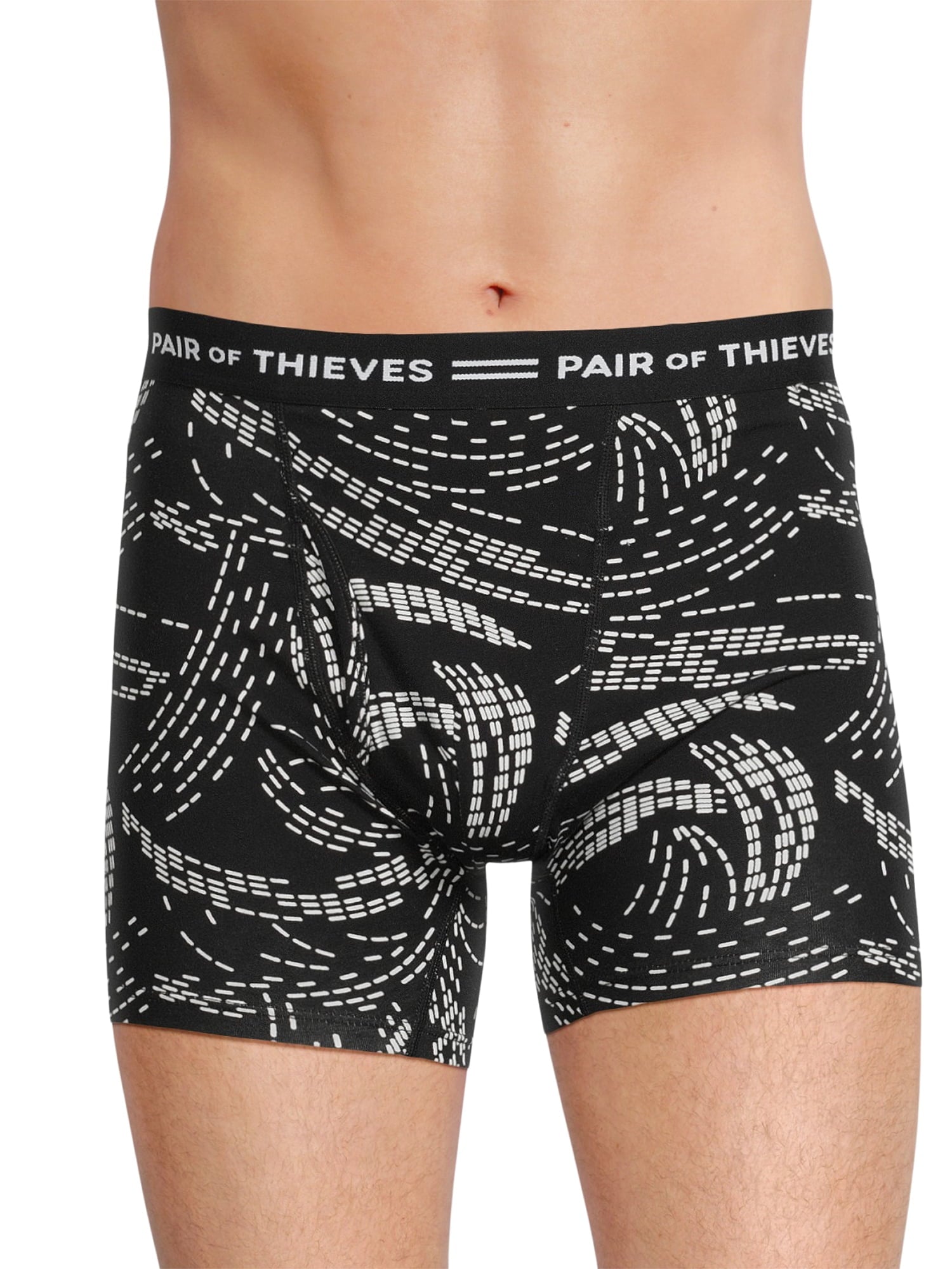Pair of Thieves Men's 4-Way Cotton Stretch Boxer Briefs, 3-Pack