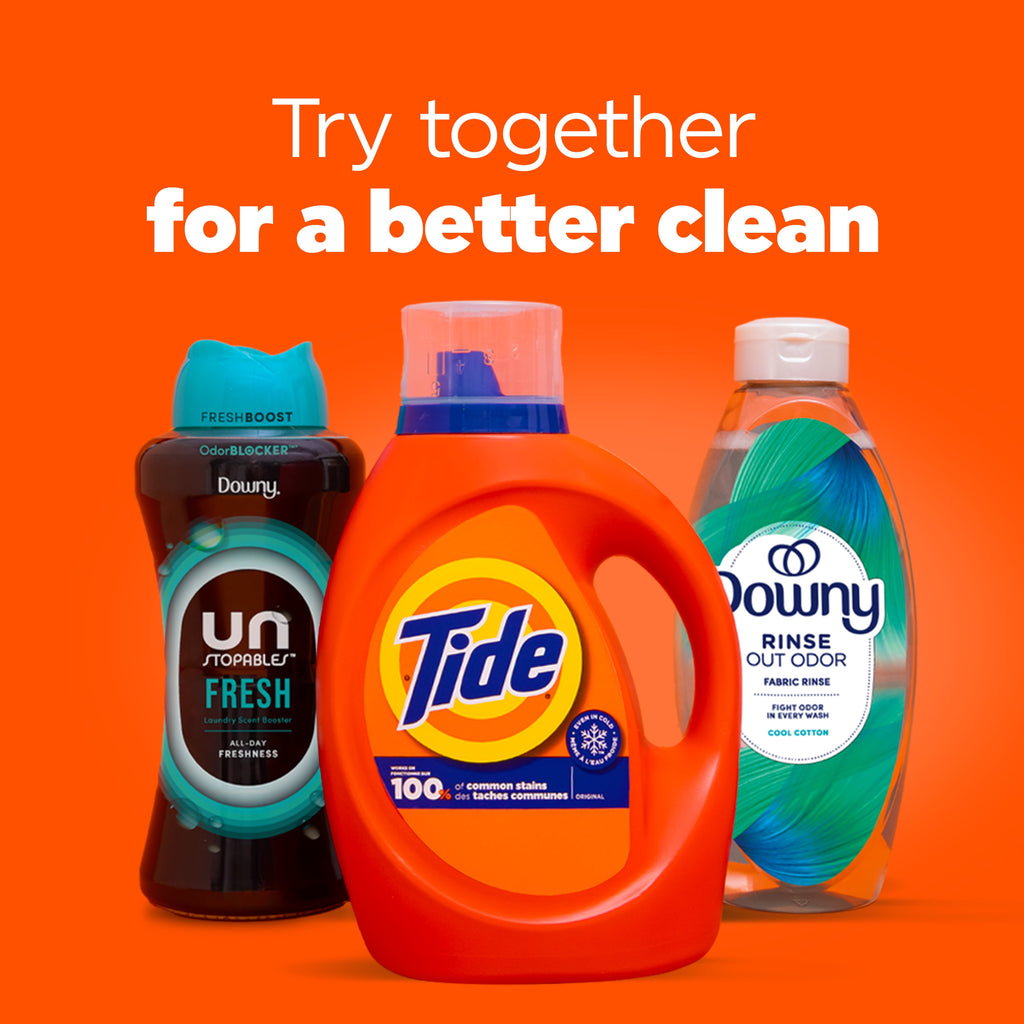Tide Laundry Detergent Liquid, Original Scent, 105 fl oz, 80 Loads, HE Compatible