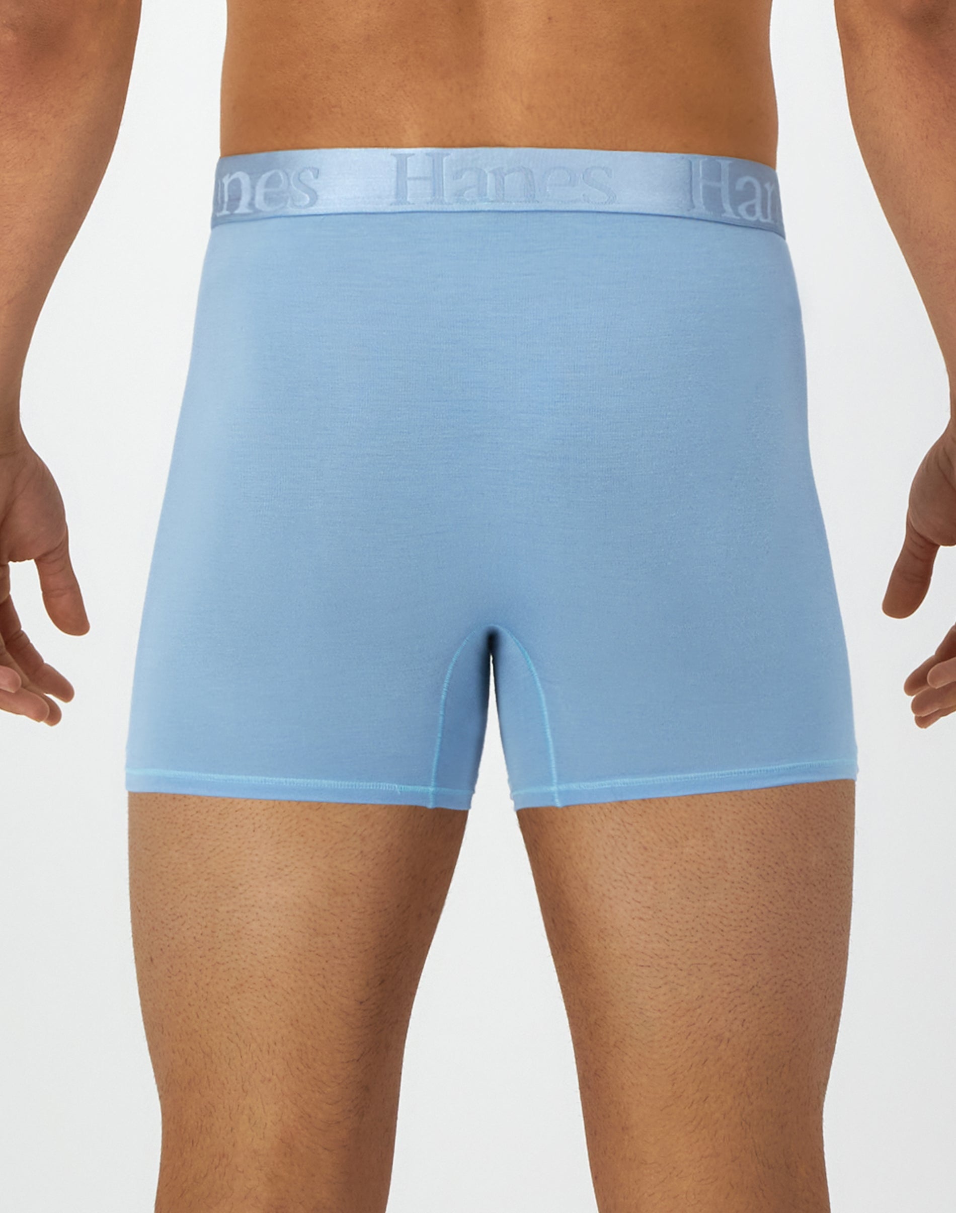 Hanes Originals Men's SuperSoft Boxer Brief Underwear Pack, Black/Grey/Print, 3-Pack