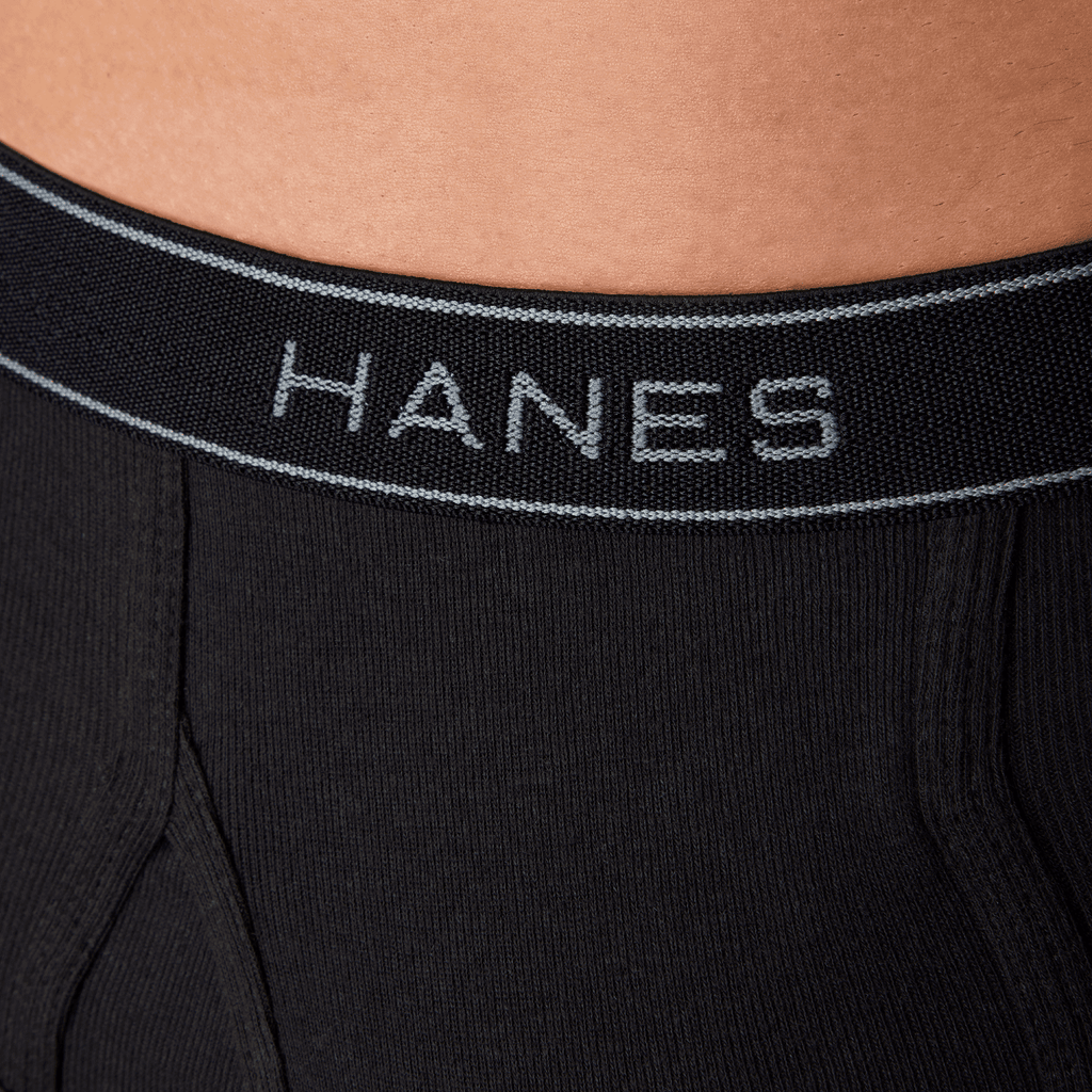 Hanes Men's Underwear Briefs Pack, Mid-Rise, ComfortSoft Waistband, 6-Pack Assorted S