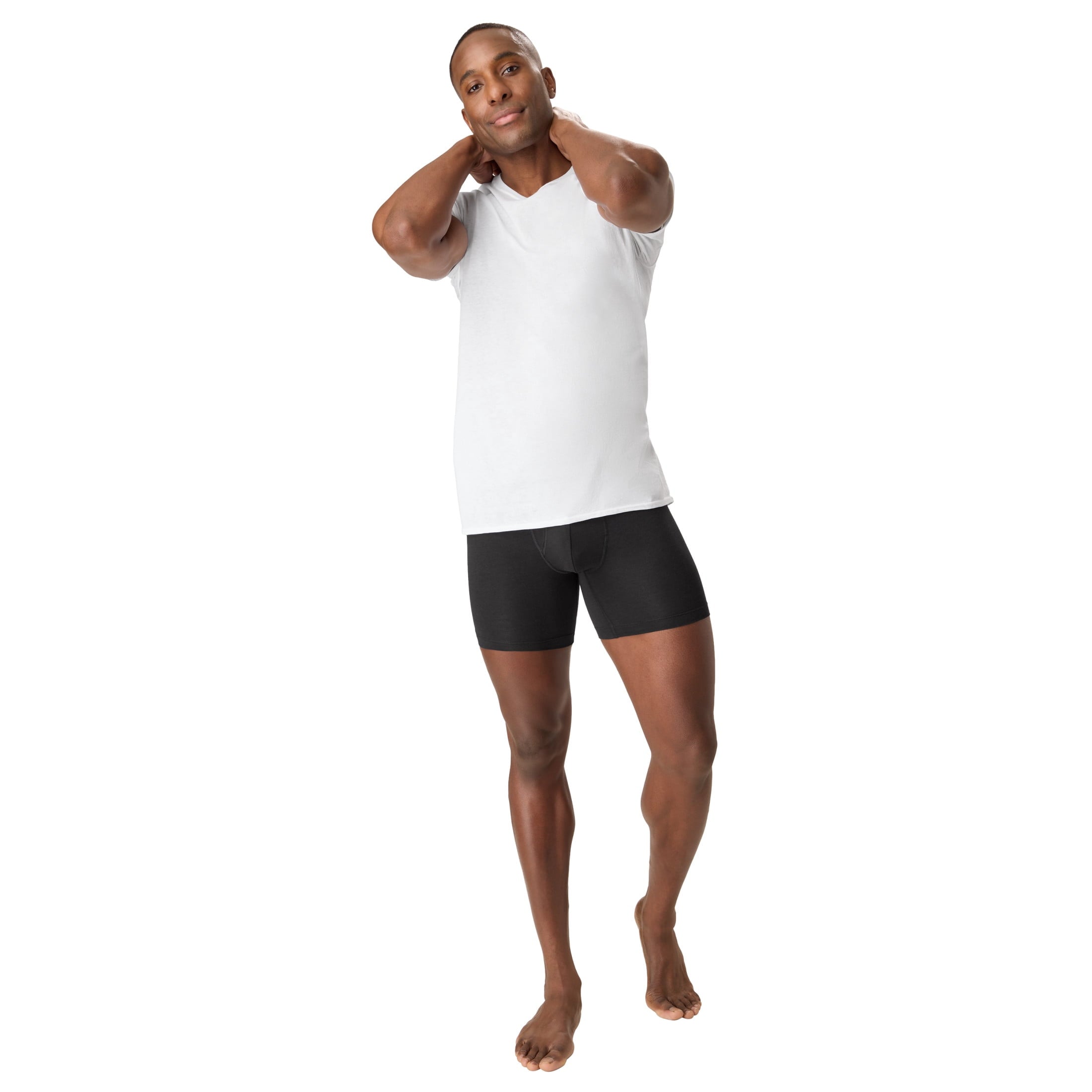 Hanes Mens Underwear Boxer Briefs, 3-Pack, Comfort Flex Fit Total Support Pouch, Moisture Wicking