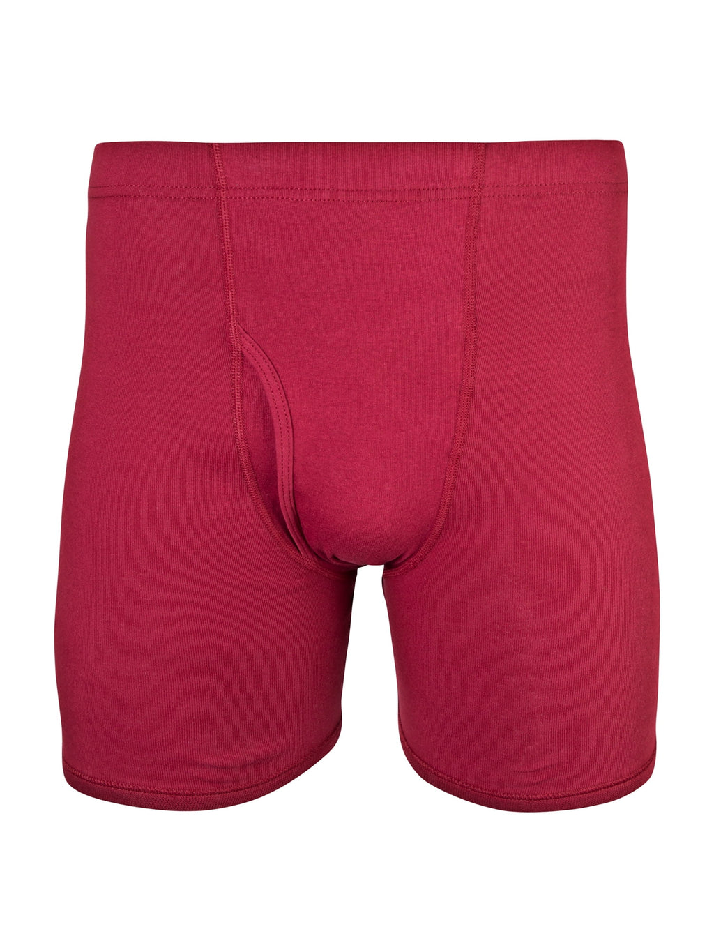 Gildan Adult Men's Boxer Briefs With Covered Waistband, 5-Pack, Sizes S-2XL, 6" Inseam