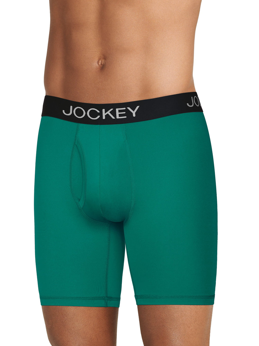 Jockey Generation Men's Microfiber Stretch Long Leg Boxer Briefs 3pk