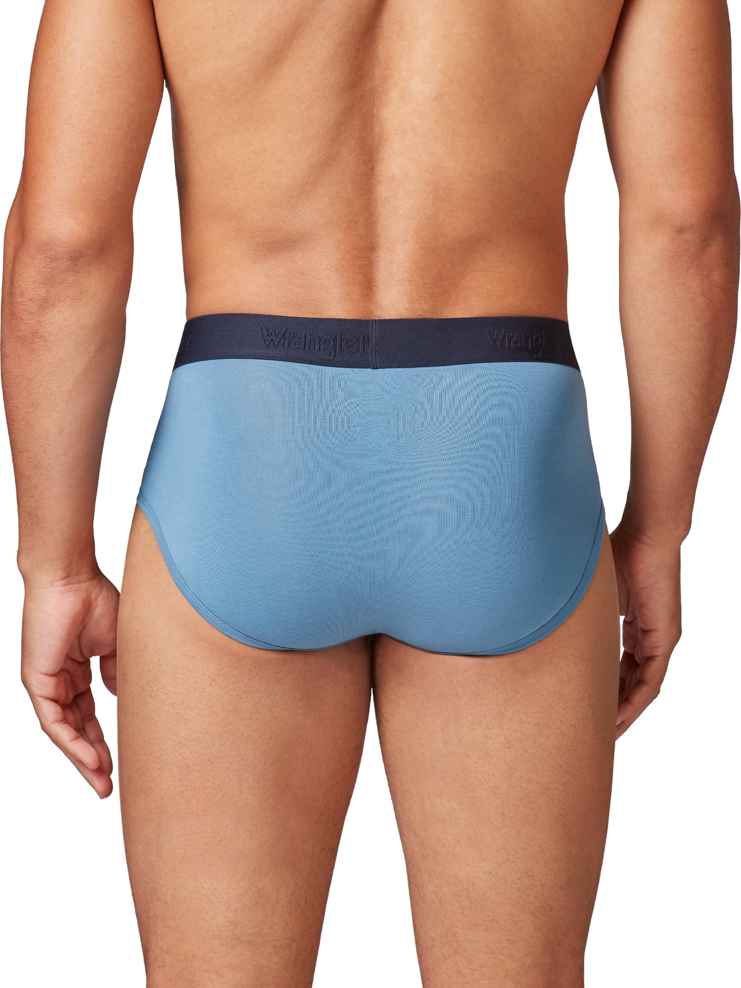 Wrangler Men's Modern Fit Cotton Stretch Brief Set, Briefs Underwear for Men, S, 6 Pack