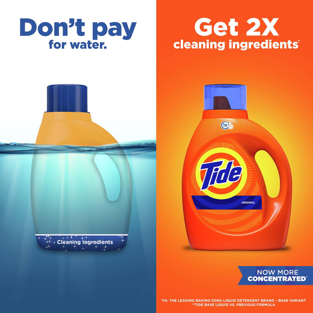 Tide Liquid Laundry Detergent, Original, 64 Loads 92 fl oz