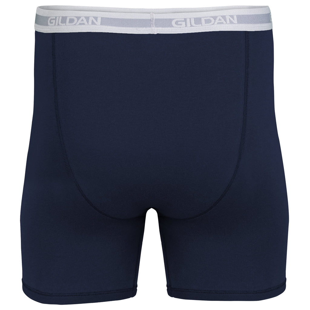 Gildan Men's Underwear Boxer Briefs, Multipack, Black (5-pack, Classic Length), Large