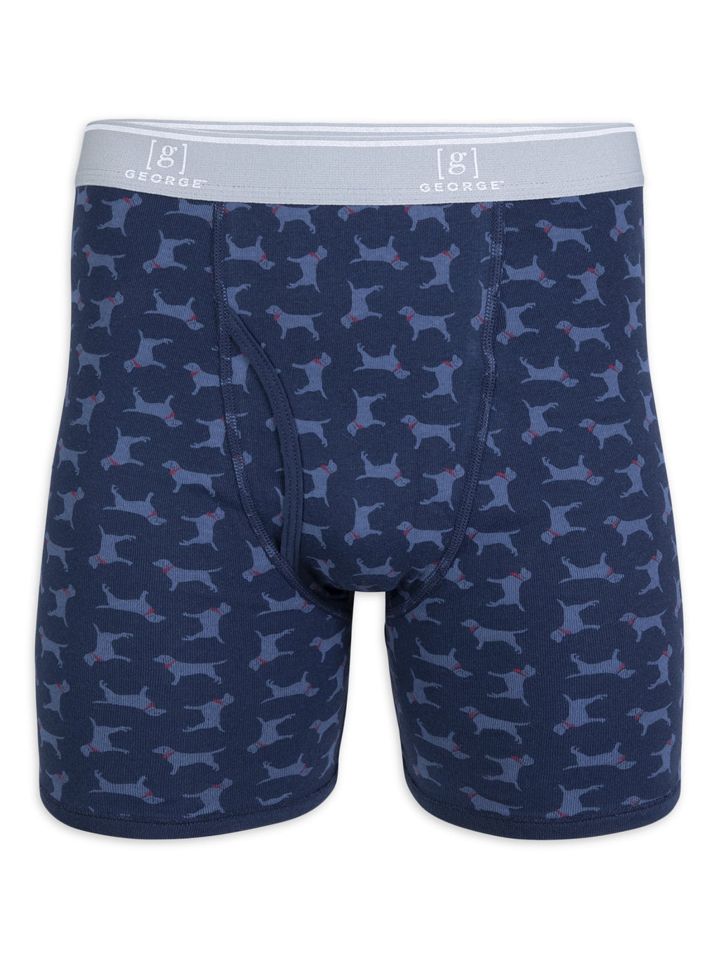 George Men's Regular Leg Boxer Briefs, 6-Pack