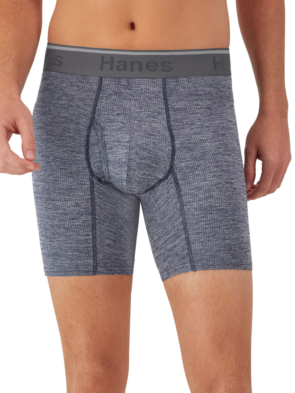Underwear Boxer Briefs, 3-Pack, Comfort Flex Fit Boxer Briefs for Men, Stretch Mesh