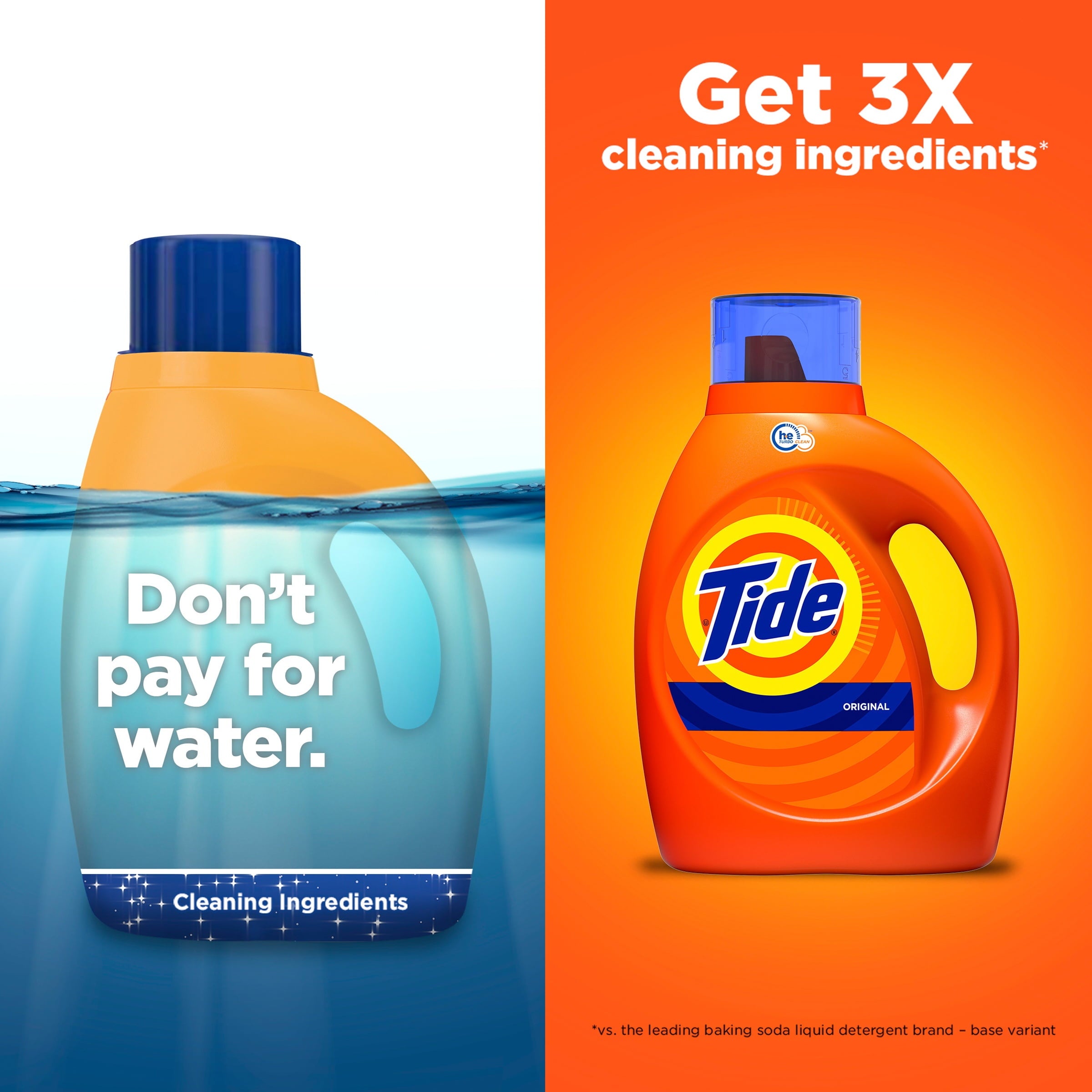 Tide HE Liquid Laundry Detergent - High Efficiency, Original Scent - 46 Oz, 32 Loads — Residential Use, Standard Application
