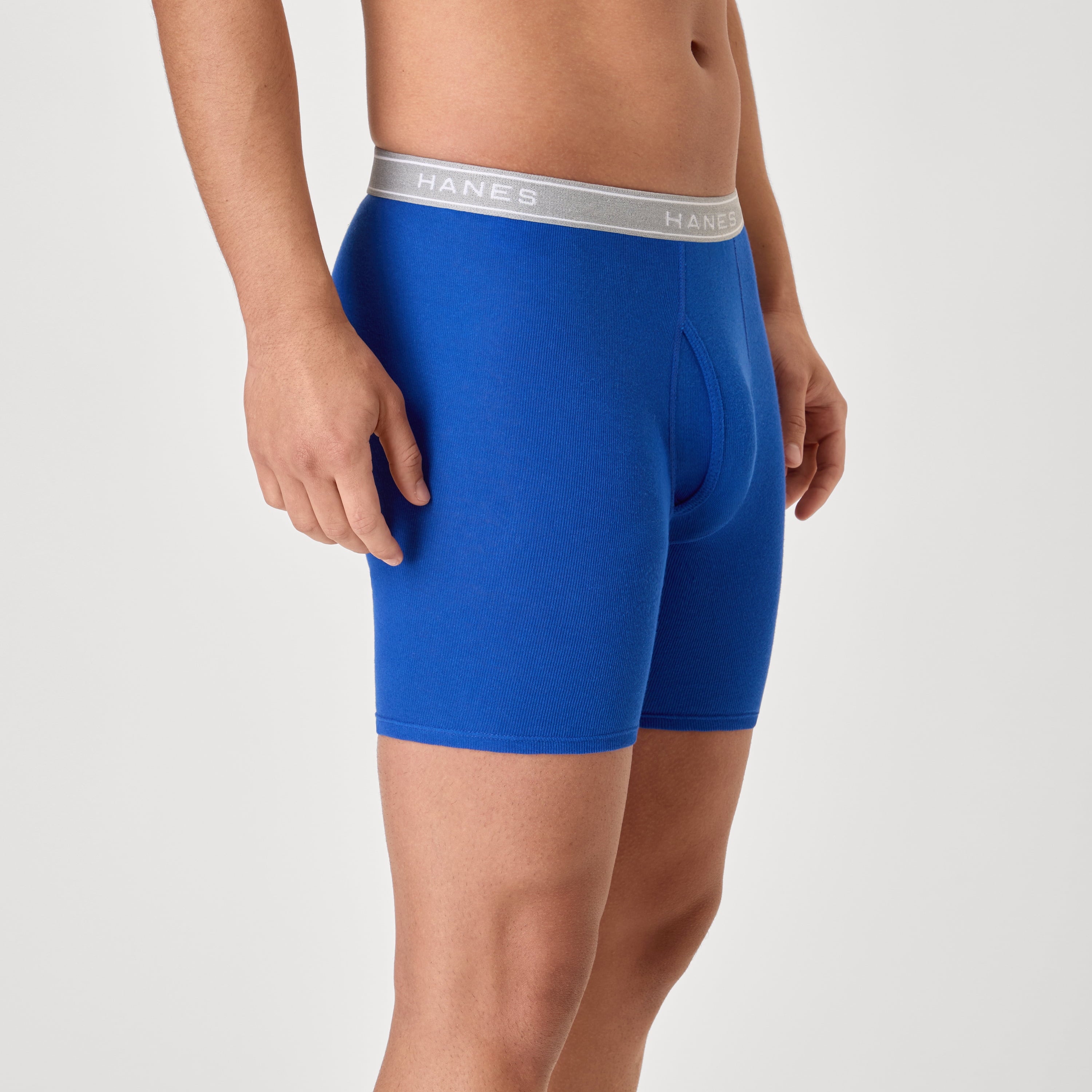 Underwear Boxer Briefs Pack, Cool & Breathable Cotton Underwear for Men, No-Ride-Up, Moisture Wicking, 6 Pack