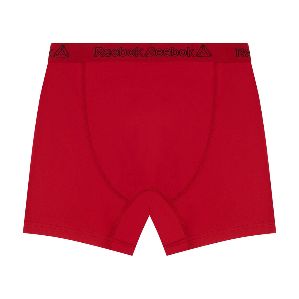 Reebok Men's Featherweight Performance Regular Leg Boxer Briefs, 4 pack Sizes S-XL