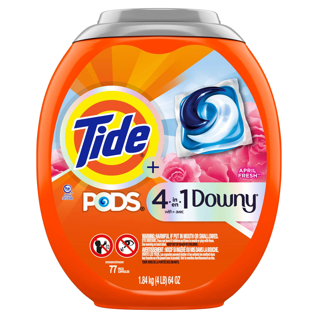Tide PODS Laundry Detergent Pacs with a Touch of Downy Freshness, 3X Cleaning Power, 11 Count