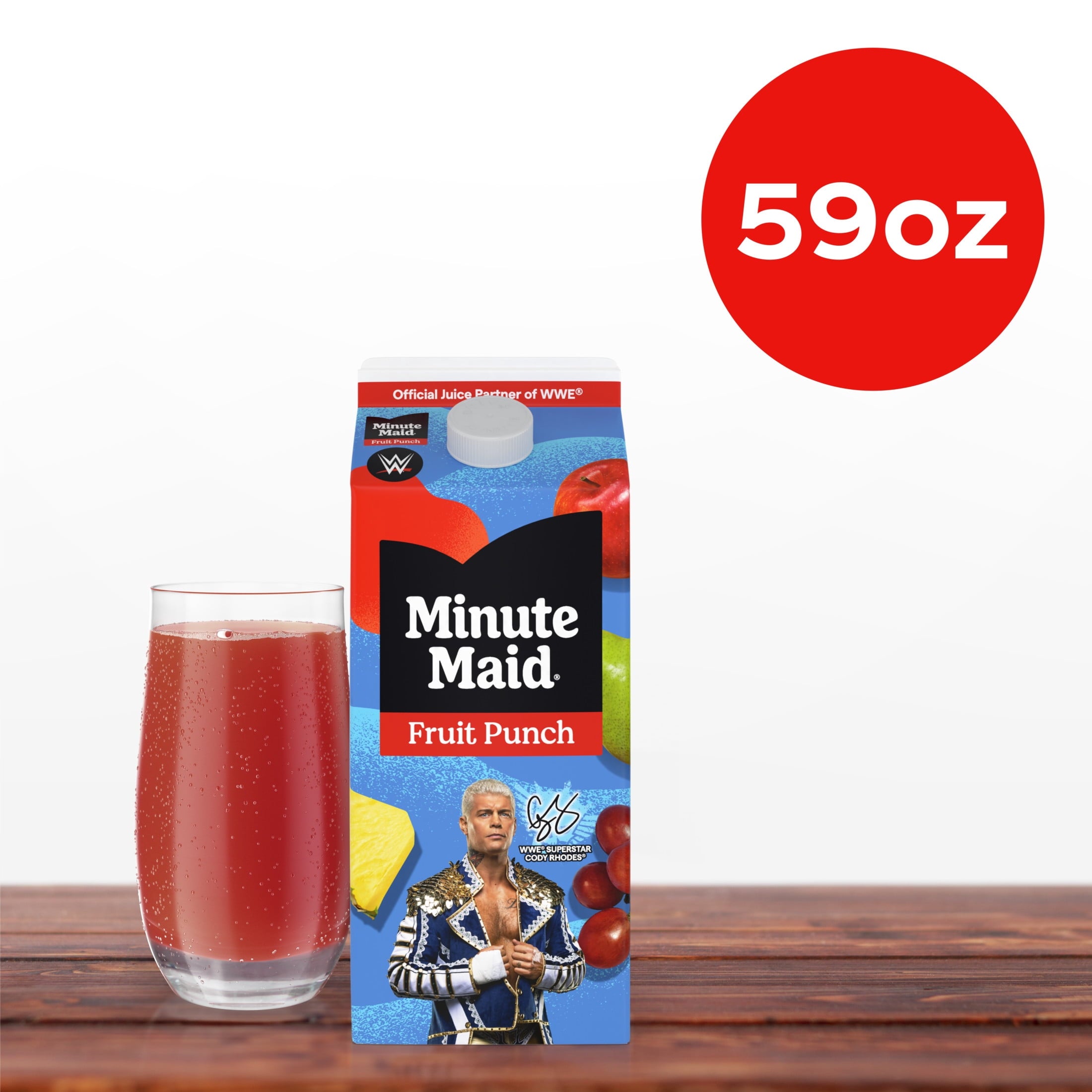 Minute Maid Fruit Punch Juice Drink Carton, 59 fl oz