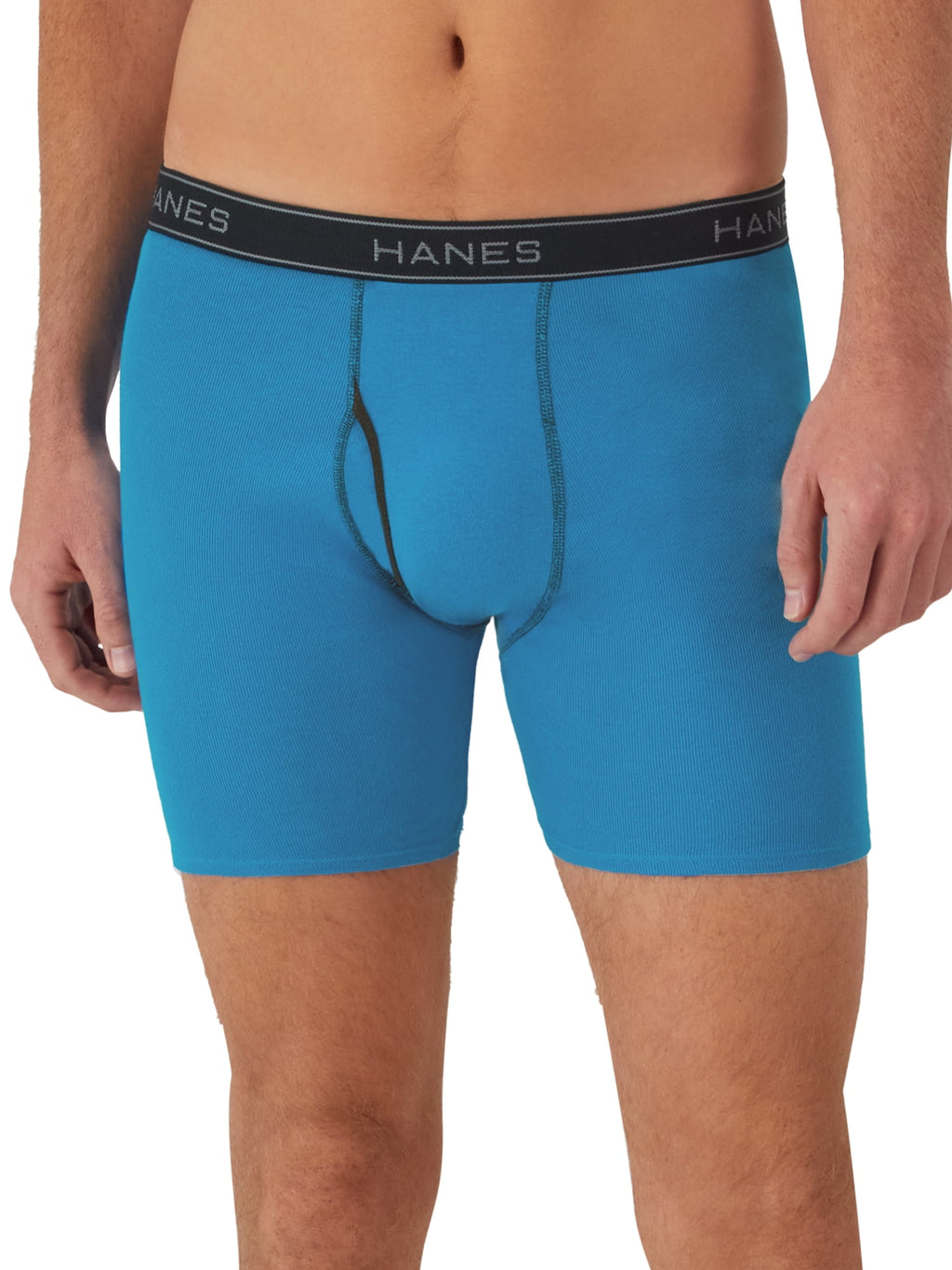 Underwear Boxer Briefs Pack, Cool & Breathable Cotton Underwear for Men, No-Ride-Up, Moisture Wicking, 6 Pack