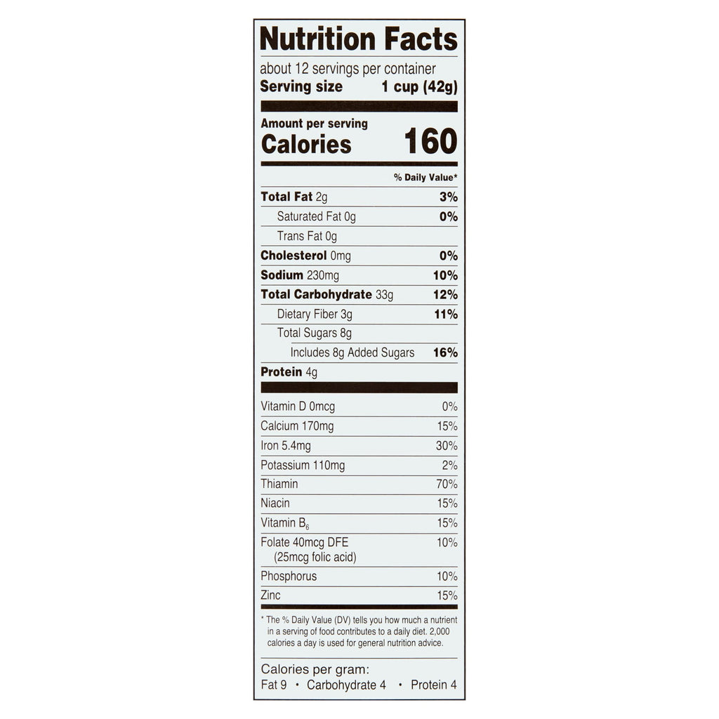 (10 pack) Great Value Oat Crunch Breakfast Cereal, 18 oz