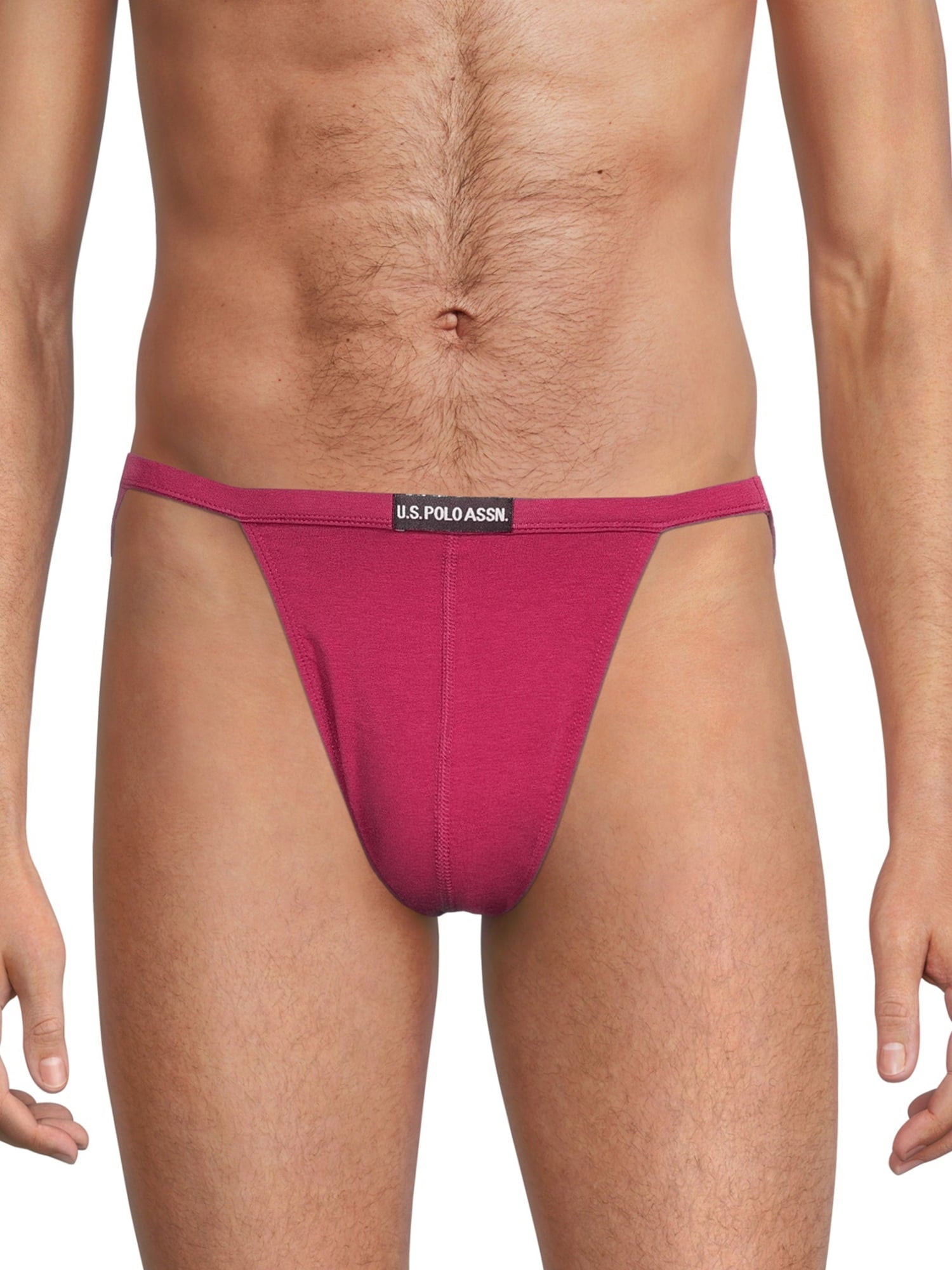 U.S. Polo Assn. Men's Cotton Stretch Bikini Underwear, 6-Pack