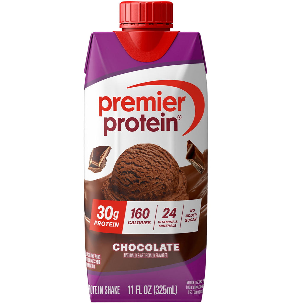 Premier Protein Shake, Chocolate, 30g Protein, 11 Fl Oz, 4 Ct