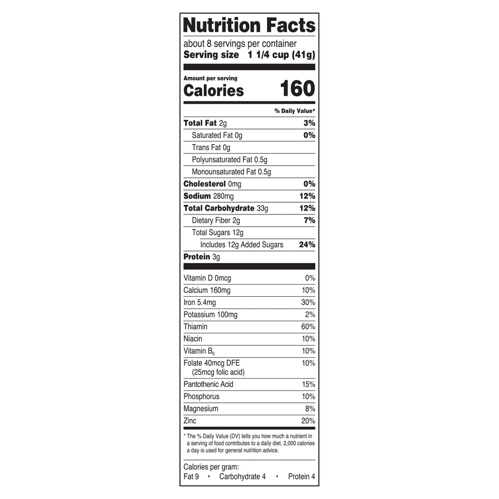 Great Value Honey Nut O's Oat Breakfast Cereal, 12.25 oz, 1 Count
