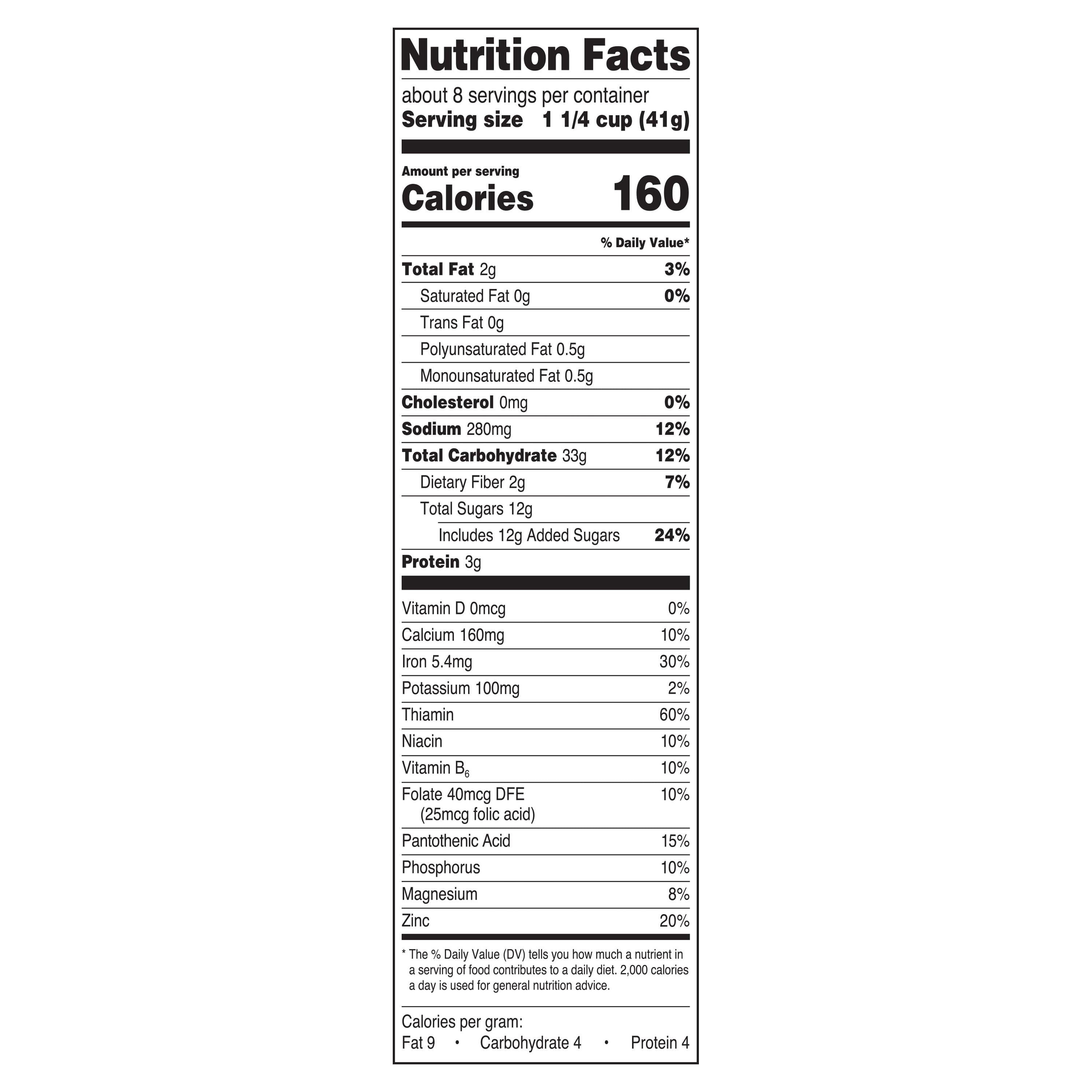 Great Value Honey Nut O's Oat Breakfast Cereal, 12.25 oz, 1 Count