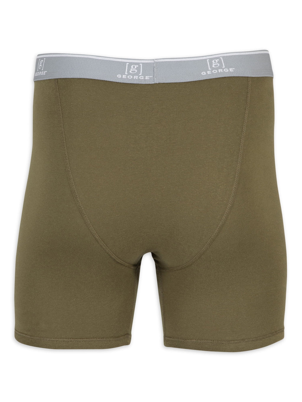 George Men's Regular Leg Boxer Briefs, 6-Pack